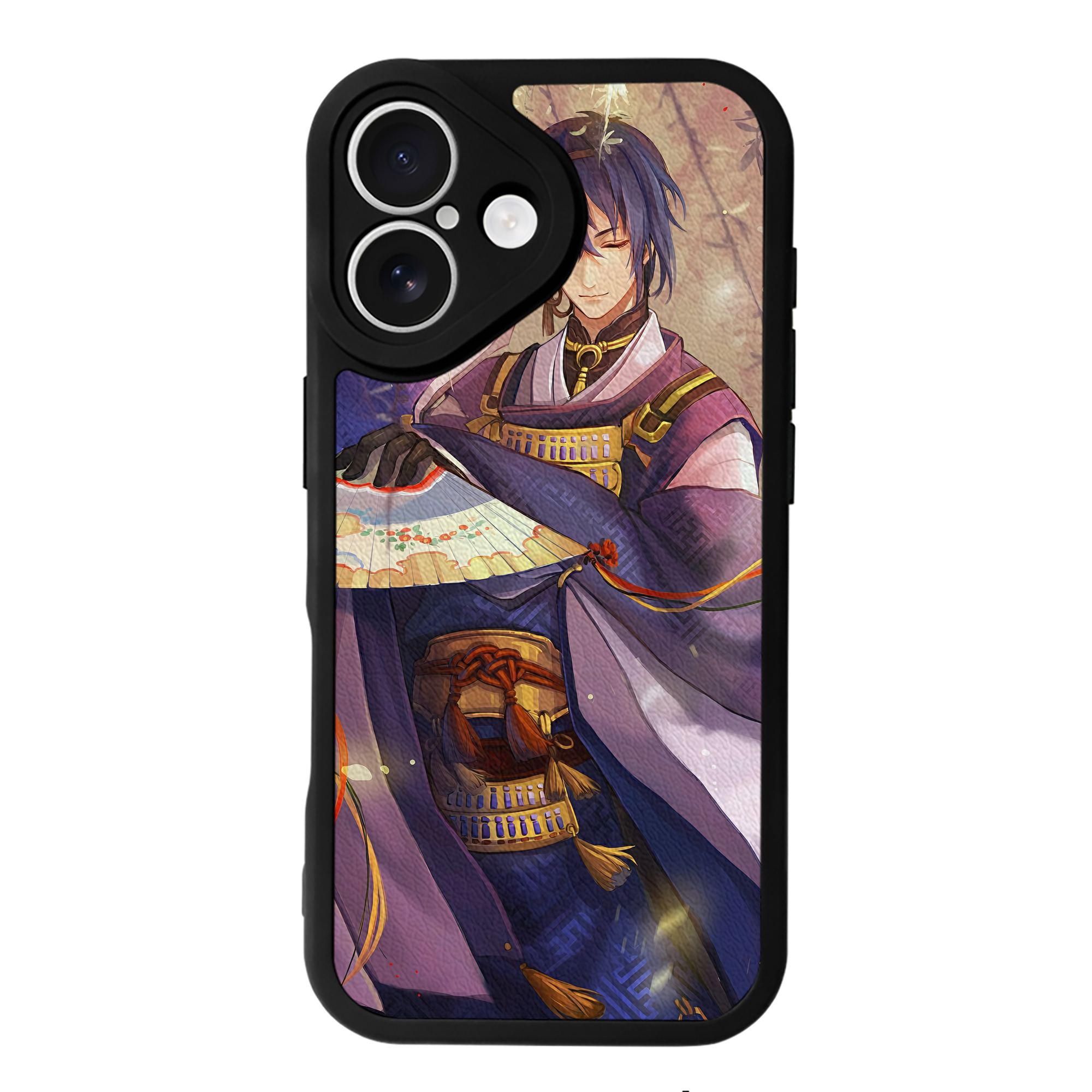 （画像用） 刀剣乱舞 Touken Ranbu 【iPhone 16シリーズ対応】シリコンスマホケース（レザー調） 材質：シリコン
